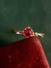 Carena Ruby Ring - CAMELLIA 5 US