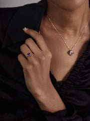 Lunar Amethyst Ring - CAMELLIA