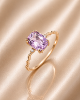 Lunar Amethyst Ring