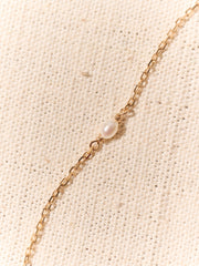 Simple Pearl Chain Necklace