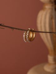 Una Opal Hoops - CAMELLIA