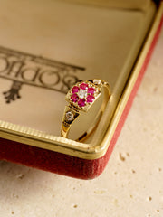 Ruby Mosaic Ring