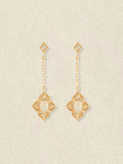 Aurielle Opal Dangle Earrings