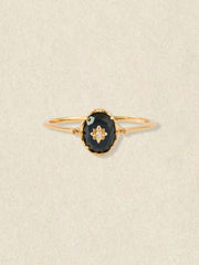 Noir Stella Onyx Ring
