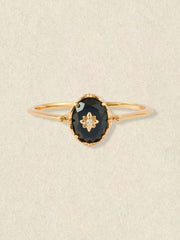 Noir Stella Onyx Ring