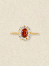 Garnet Couronne Ring