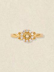 Elara Citrine Ring
