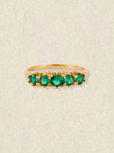 Emerald Crown Ring