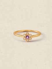 Fleur Lumiere Amethyst Ring