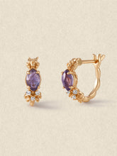 Celeste Lapis Leaf Earrings