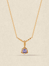 Astra Tanzanite Trilliant Necklace
