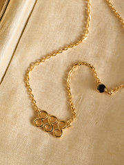 888 Angel Number Choker with Onyx - CAMELLIA