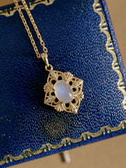 Capri Moonstone Necklace - CAMELLIA