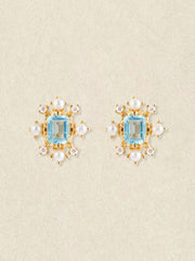 Seafoam Pearl Earrings