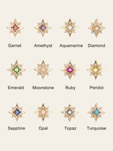 New York Birthstone Pentagram Necklaces - CAMELLIA Garnet