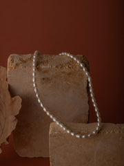 Baroque Pearl Necklace - CAMELLIA Gold