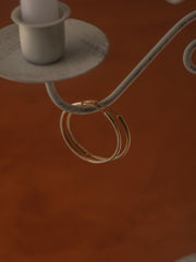 40mm Mother Hoops - CAMELLIA Gold