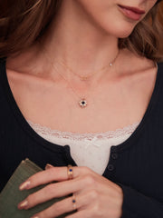 New York Birthstone Pentagram Necklaces - CAMELLIA Opal