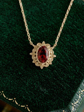 Garnet Petal Necklace - CAMELLIA