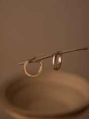 15mm Mother Hoops - CAMELLIA Gold