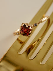 Carena Garnet Ring
