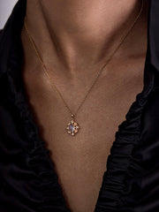 Capri Moonstone Necklace - CAMELLIA