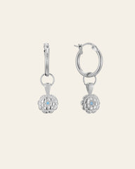 Elsa Marigold Tourmaline Earrings - CAMELLIA White Gold