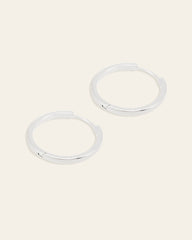 25mm Mother Hoops - CAMELLIA Silver