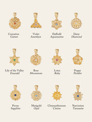 Elsa Birth Month Necklaces - CAMELLIA January