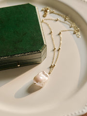 Anastasia Pearl Necklace - CAMELLIA