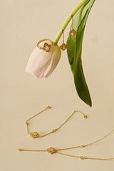 Aurielle Opal Dangle Earrings - CAMELLIA