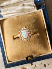 Ophelia Opal Ring - CAMELLIA 5