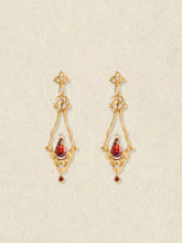 Sophina Garnet Earrings