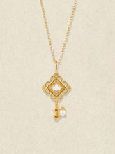Moonstone Garden Key Necklace