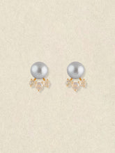 Mist Labradorite Pearl Earrings