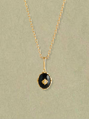 Noir Stella Onyx Necklace