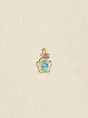 Floral apatite Pendant