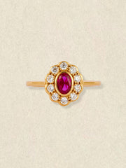 TiAmo Oval Ruby Ring