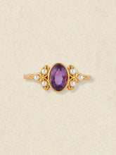 Amelie Amethyst Pearl Ring