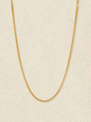 3mm Circle Chain Necklace