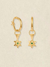 Elsa Lily Emerald Earrings