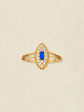 Midnight Marquis Sapphire Ring