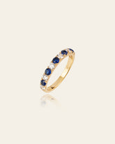 Sapphire Rhythm Ring - CAMELLIA 6
