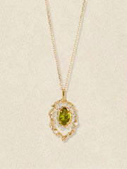 Laurel Peridot Necklace