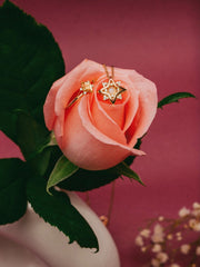 New York Birthstone Pentagram Necklaces - CAMELLIA Opal