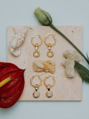 Elsa Birth Month Earrings - CAMELLIA June