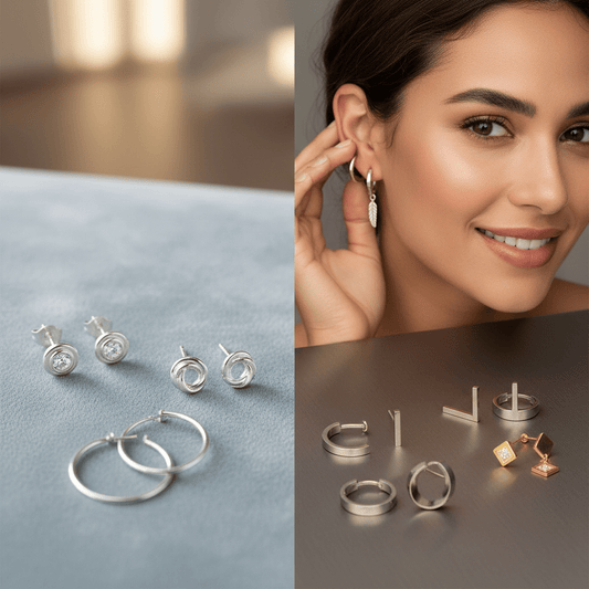 Sterling Silver vs Stainless Steel Earrings: Which Is Better? - CAMELLIA