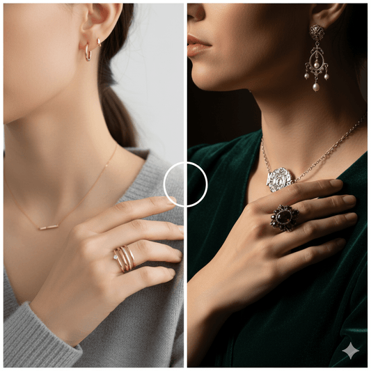Minimalist vs Vintage Style Jewelry: Which Matches Your Wardrobe? - CAMELLIA