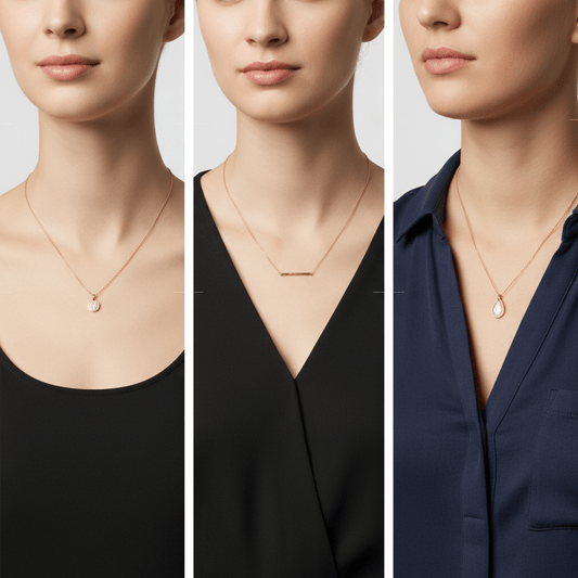Necklace Length Guide: 16 vs 18 vs 20 Inch (Which Looks Best?) - CAMELLIA