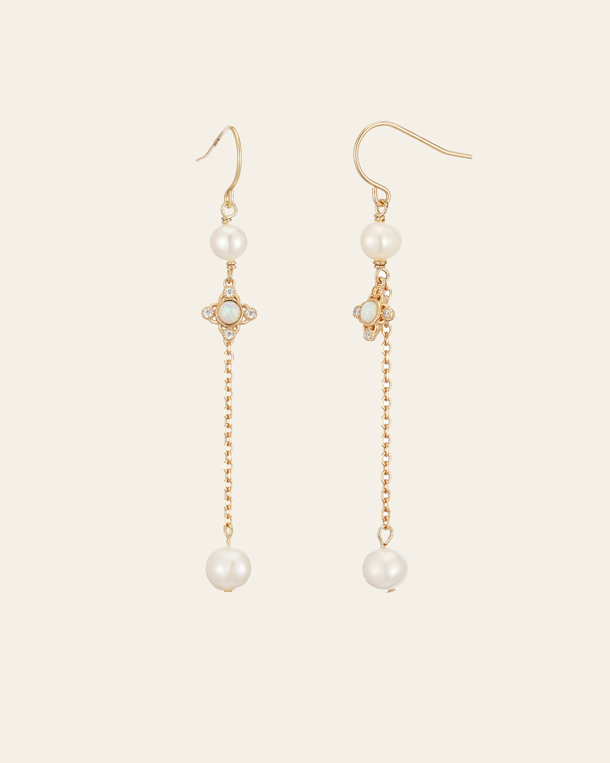 Audrey Opal Pearl Earrings